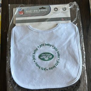 New York Jets 2 Pack Baby Bibs